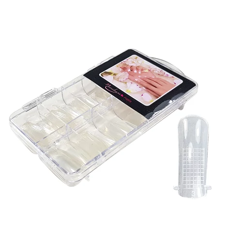 Nail tip box 100db #016-R Porcelán sablon - Raszteres