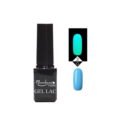Foszforeszkáló gél lakk 5ml #632 Kék
